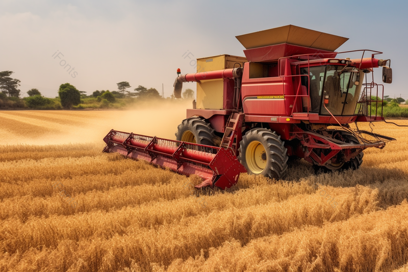 联合收割机收麦子收割稻谷粮食,高清,摄影图,摄影图片,图片大全,摄影图免费下载